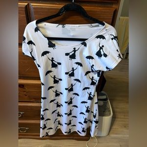 Disney Mary Poppins dress L EUC